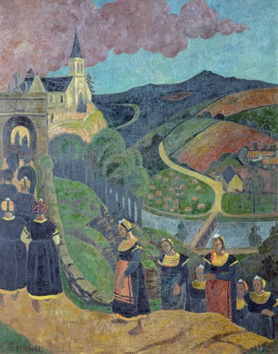 The Pardon of Notre-Dame-des-Portes at Chateauneuf-du-Faou, c.1894 by Paul Sérusier